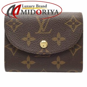 LOUIS VUITTON ルイヴィトン モノグラム ポルトフォイユ エレーヌ M60253 三つ折り財布 ブラウン/180310【中古】