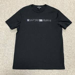 【エンポリオアルマーニ】基準内 EMPORIO ARMANI 半袖Tシャツ ロゴモチーフ サイズM コットン100% トップス 男性用 メンズ