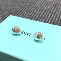 美品【ティファニー】基準内 TIFFANY&Co. ピアス ナゲット シルバー925 幅0.9cm イヤリング アクセサリー メンズ レディース 箱 送料520円_画像2