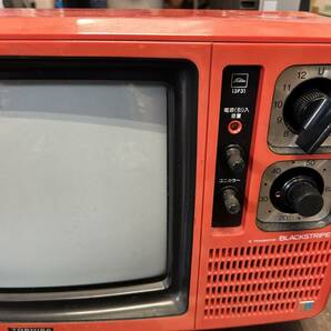 TOSHIBA 13P333X カラーテレビ 昭和レトロ ブラウン管 78製 の画像2