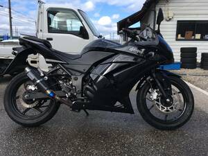 KAWASAKI　カワサキ　 NINJA ニンジャ 250R(EX250K)　250cc　LeoVince(レオヴィンチ）マフラー ブラック　美車　売り切り