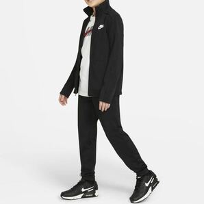 送料無料 新品 NIKE ナイキ セットアップ ジャージ 上下セット トラックスーツ ジュニア 120-130cm ブラック 黒 税込5,500円の画像2