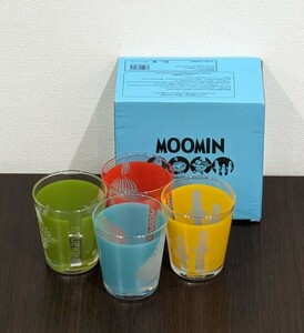 #15299 【美品】 MOOMIN ムーミン グラス セット ガラスタンブラー 4個セット 現状品