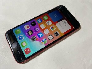 IG685 SIMフリー iPhoneSE2 64GB レッド ジャンク ロックOFF