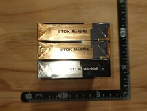 TDK カセットテープ MA-X 46 54/MA 46/ 未開封品 3本セット_画像5
