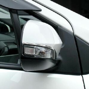 トヨタ アクア H23.12～R1.6 NHP10 JDM ドアミラーウインカーメッキリムの画像3