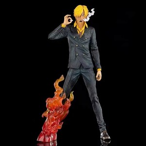 ONE PIECE ワンピース ×サンジ ★ 海外限定品　31CM　フィギュア ★くろ