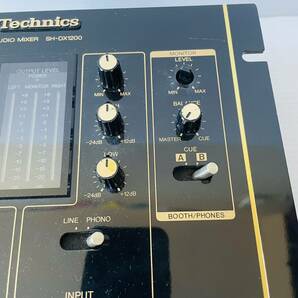 ジャンク品 Technics DJミキサー テクニクス SH-DX1200の画像2