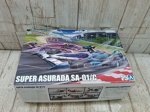 He153-100♪【80】未組立 アオシマ 1/24 サイバーフォーミュラ スーパーアスラーダ SA-01/C