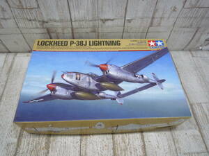 Hd9906-100♪【80】未組立 タミヤ 1/48 ロッキード P-38J ライトニング