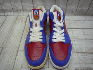 Ua8902-187♪【80】ジャンク品 NIKE AIR JORDAN 1 LOW Puerto Rico プエルトリコ 31㎝ 340244-611