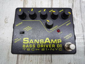 楽U75-148♪♪【60】Tech21 NYC Sansamp サンズアンプ Bass Driver DI ベース プリアンプ