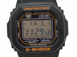 [美品] 稼働品【CASIO】カシオ G-SHOCK GW-M5610R-1JF マルチバンド6 電波 タフソーラー 動作OK 箱 保証書付 中古美品