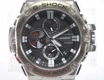 [未使用品] 稼働品【CASIO】カシオ G-SHOCK G-STEEL GST-B100D-1AJF マルチバンド6 電波 タフソーラー Bluetooth搭載 箱保付 定6.05万_画像1