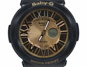 [中古品] 稼働品【CASIO】 カシオ BABY-G BGA-160-1BJF レディース ブラック ネオンダイアル クォーツ 動作OK 中古品