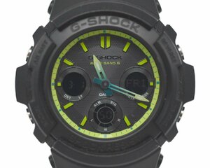 [中古品] 稼働品【CASIO】カシオ G-SHOCK AWG-M100SLY-1AJF マルチバンド6 電波 タフソーラー 動作OK 中古品