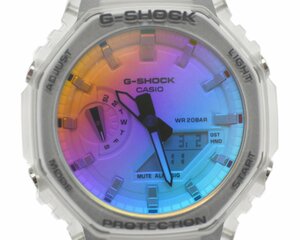 [未使用品] 稼働品【CASIO】カシオ G-SHOCK GA-2100SRS-7AJF Iridescent Color メンズ クォーツ 動作OK 箱 保証書付 未使用品