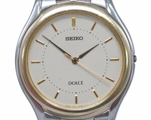 [中古品] 稼働品【SEIKO】セイコー Dolce ドルチェ 8J41-6030 メンズ クオーツ 純正ブレス 動作OK 中古品