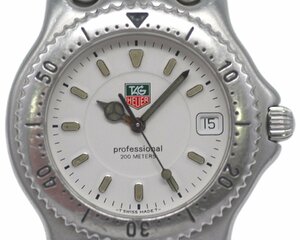 [中古品] 稼働品【TAG Heuer】 タグホイヤー セル プロフェッショナル 200ｍ WG1112 メンズ 35mm デイト クォーツ 中古品