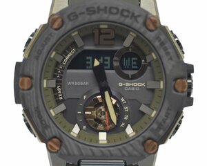 [未使用品] 稼働品【CASIO】カシオ G-SHOCK G-STEEL GST-B300XB-1A3JF タフソーラー Bluetooth搭載 動作OK 定9.13万 箱 保証書付 未使用品