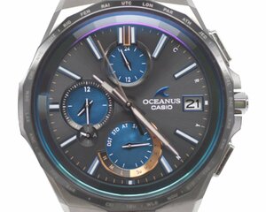 激レア [中古品] 稼働品【CASIO】カシオ オシアナス OCW-S5000C-1AJF マンタ 15th Anniversary Limited 電波時計 Bluetooth 動作OK 箱 保付