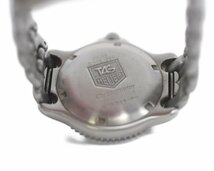 【TAG Heuer】タグホイヤー セル プロフェッショナル 200ｍ WG5211 クロノメーター 自動巻 32ｍｍ ブラック文字盤 中古品_画像9