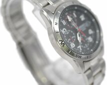 【SEIKO】セイコー 7T92-0DX0 メンズ クォーツ ブラック文字盤 中古品_画像5