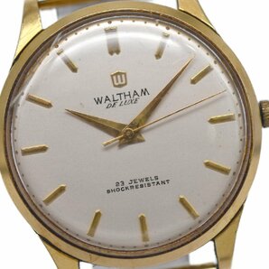 [中古品] 稼働品【WALTHAM】ウォルサム DELUXE デラックス 23JEWELS 手巻 メンズ ヴィンテージモデルの画像3