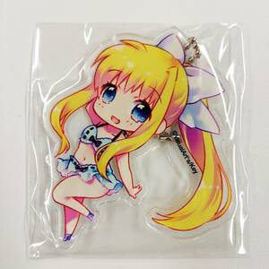 [ new goods ] air god tail . bell acrylic fiber key holder ......AIR Key visual a-tsu. on ... flax branch .[ unopened * regular goods ]