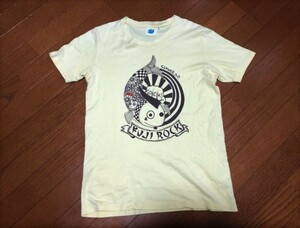 * prompt decision *BEAMS Beams * Fuji lock FUJI ROCK FESTIVAL2007 * print T-shirt *S* light yellow * field FES* pocket T* Solo can * postage 230 jpy *