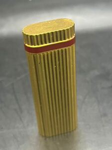 カルティエ Cartier ライター　ガスライター ゴールドカラー 喫煙具 ローラー式 