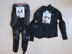  new goods unused Komine KOMINE protector top and bottom set SK-625 SK-612 innerwear inner pants M