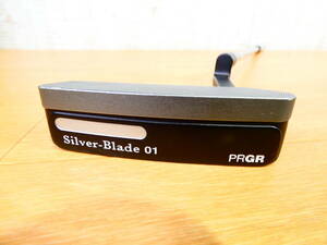 ■PRGR プロギア パター Silver Blade 01 全長約84.5cm ヘッドカバー付き 現状品＠120(02)