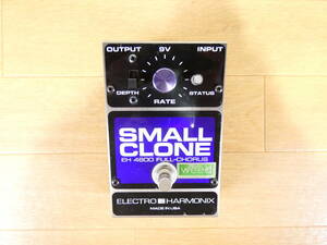 【USED!Electro-Harmonix コンパクトエフェクター SMALL CLONE EH4600★エレクトロハーモニクス/空間系/音楽機材 ※現状品＠送料520円(3)】