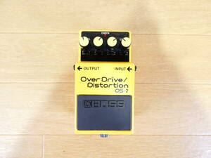 【USED!BOSS コンパクトエフェクター OS-2 OverDrive/Distortion★ボス/音楽機材/歪み系 ※現状品＠送料520円（3）】