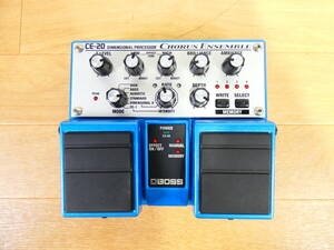 【USED!BOSS コンパクトエフェクター CHORUS ENSEMBLE CE-20★ボス/コーラス/空間系/音楽機材 ※現状品＠送料520円（3）】