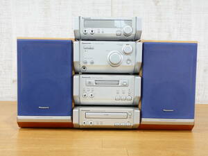 ▲Panasonic パナソニック システムミニコンポMASH ST-HD505/SE-HD505/SJ-HD505/SL-HD505/SB-HD505 通電確認 ※ジャンク品 ＠140 (2)