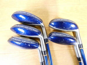 ■SPALDING スポルディング アイアン 5本セット HIGH BALL POWERIRON FLEX:R ＃5～9 現状品＠140(02)