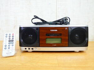 S）TOSHIBA 東芝 CDラジオカセットレコーダー CDラジカセ TY-CDK9 オーディオ機器 2017年製 ③ ※訳あり@80(3)