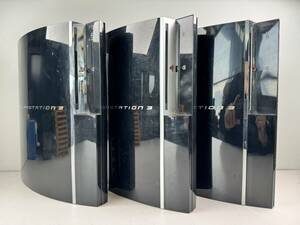 ♪【中古】PlayStation 3 本体 3台 まとめ CECHA00 CECHH00 プレイステーション3 PS3 プレステ3 動作未確認 @100(3)