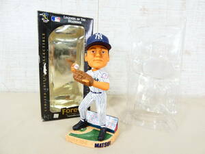 ◎FOREVER Collectibles MLB LEGEND OF THE DIAMOND 松井秀喜 ボブルヘッドドール 約20cm 箱付き ニューヨークヤンキース 55番 ＠60(3)