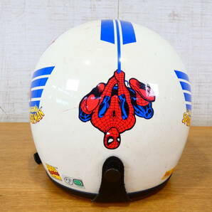 ◇OGK(オージーケー) ジェットヘルメット BOB-C スパイダーマン フリーサイズ 57cm-59cm ジャンク品＠100 の画像5