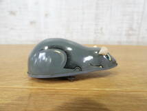 ◎ジャンク 当時もの MECHANICAL レトロ玩具 ゼンマイ式 ブリキ玩具 BUSY MOUSE/ビジーマウス 箱付き 動作確認済 昭和レトロ ＠60(3)_画像6