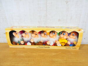 * sun and Star THE Seven Dwarfs 7 person. small person Snow White soft toy doll tag attaching STUFFED DOLL retro @140(3)