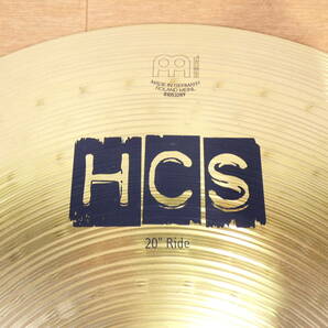 【USED!MEINL ライドシンバル HCS 20''★マイネル/RIDE/ドラム/打楽器/ドイツ製 ※現状品＠100（3）】の画像2