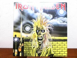 S) 見本盤！ IRON MAIDEN アイアン・メイデン 「 S.T. 」 LPレコード EMS-81327 @80 (A-12)