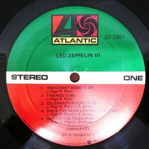 S) LED ZEPPELIN レッド ツェッペリン 「 LED ZEPPELIN Ⅲ 」 LPレコード US盤 SD7201 @80 (R-18)の画像5