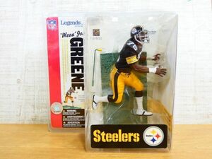 S) 未開封！ マクファーレントイズ NFL ピッツバーグ スティーラーズ JOE GREENE ミーン ジョー グリーン #75 フィギュア@80(M-22)