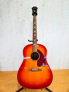 【S) USED! Epiphone エレキアコースティックギター FT-79VC TEXAN★エピフォン/エレアコ/ケース付き ※現状品＠180（2）】