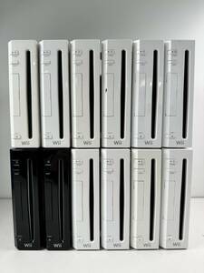 ♪【中古】Nintendo Wii 本体 12台 まとめ 任天堂 ニンテンドー ゲーム機 動作未確認 ジャンク ＠100(3)